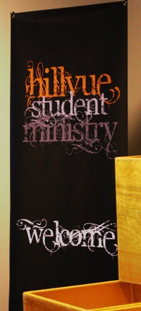 student ministry banner