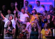 Picture from worship on April 4, 2010